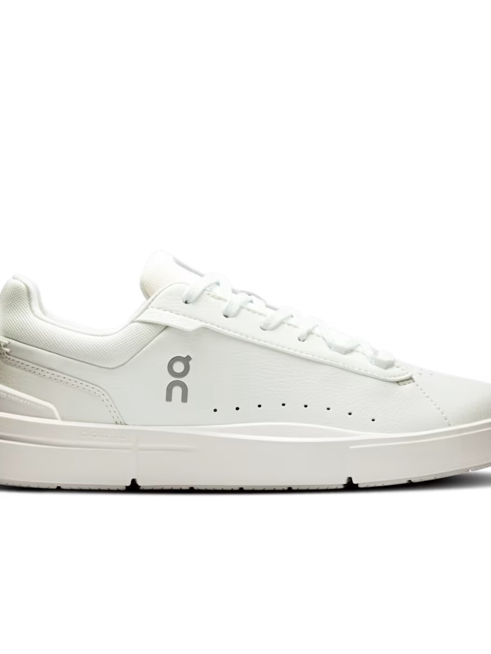 On Running White Men's Low-Top Sneakers with Subtle Logo